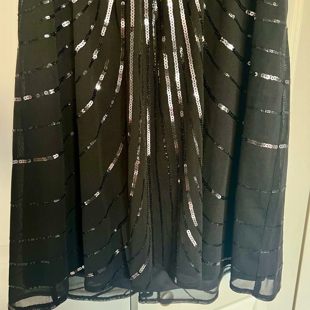 Express Sequined Racerback Dress, Size Medium, Like-New Condition - Picture 6 of 10